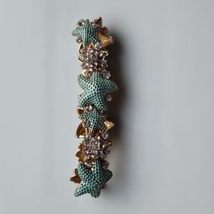 Starfish & Rhinestone Stretch Bracelet